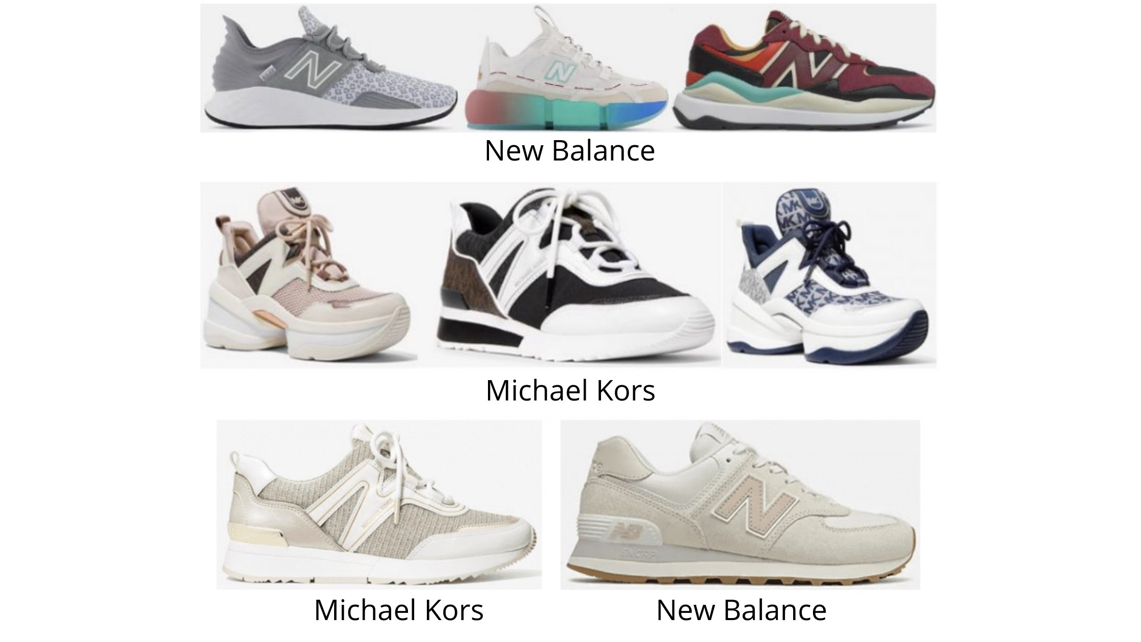 ​​New Balance подали в суд на Michael Kors из-за незаконного использования...