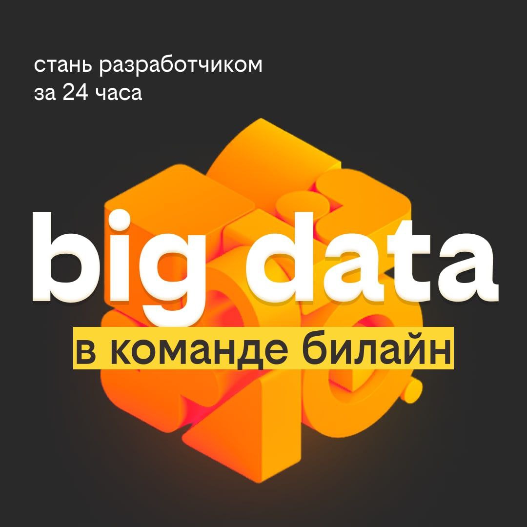 Если ты разработчик уровня middle или senior, то команда Big Data билайна...