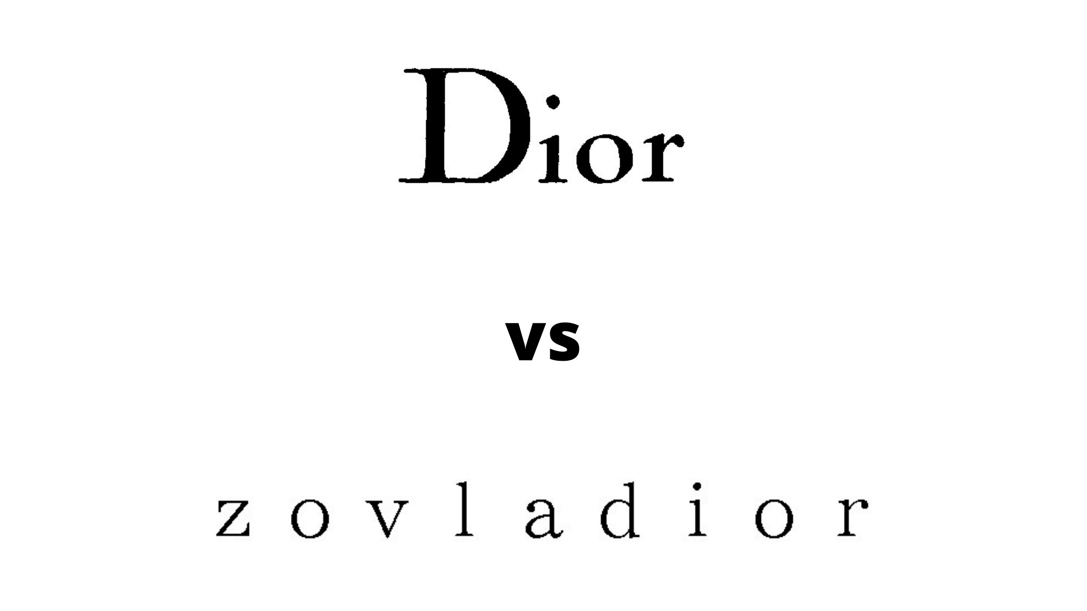 ​​Итак, о споре Dior и Zovladior. В 2019 японская компания Zovla подала заявку...