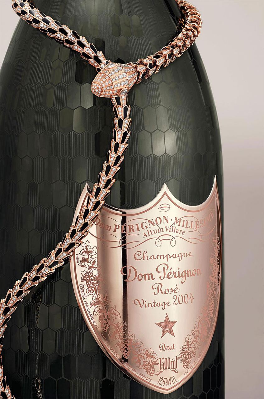 Bvlgari и Dom Perignon выступили с шикарным коллабом. Каждый «магнум...