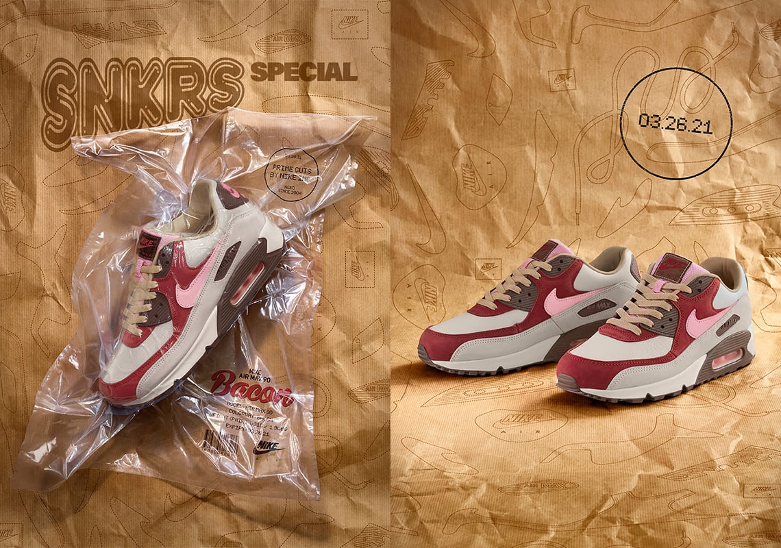 Возвращение Nike Air Max 90 Bacon состоится в конце марта, стоимость  будет...