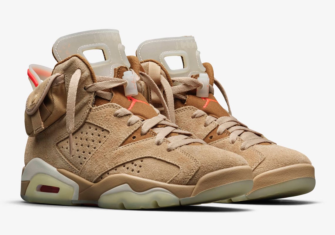 Travis Scott x Air Jordan 6 — релиз должен состояться в конце месяца.